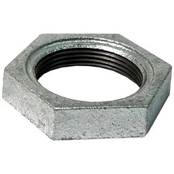 Sim Supply Hex Locknut,1-1/4 In,NPT,Galv  783YE2