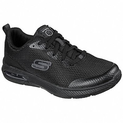 Skechers Athletic Shoe,M,11 1/2,Black,PR 77520 BLK SIZE 11H