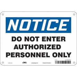 Condor Safety Sign,7 in x 10 in,Aluminum 472U88