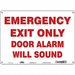 Condor Safety Sign,10 in x 14 in,Aluminum 467R74