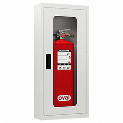 Oval Fire Extinguisher Cabinet,29.125" O.H CSST-010100