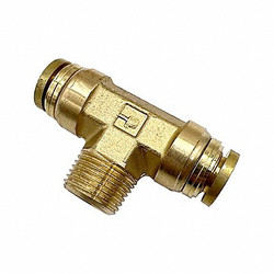 Parker Fitting,Tee,2-7/32",Brass  172PTCNS-6-4