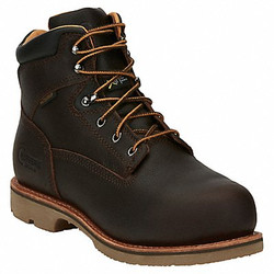 Chippewa 6-Inch Work Boot,D,9,Brown  72301 9 D
