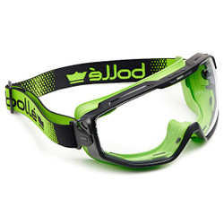 Bolle Safety SafetyGoggles,PC;TPR,Clr,Wraparound UNIVGN11W