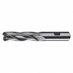 Cleveland Sq. End Mill,Single End,Cobalt,3/16"  C30709