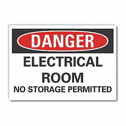 Lyle Elec Hazard Danger Rflctv Label,3.5x5in LCU4-0550-RD_5X3.5