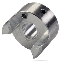 Ruland Curved Jaw Coupling Hub,3/8",Aluminum JSC16-6-A