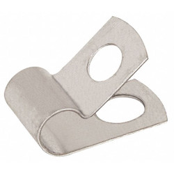 Kmc Cable Clamp,1/4" dia.,1/2" W,PK2500  CO0409Z1