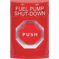 Fuel Pump Shutdown Push Button,Red Color