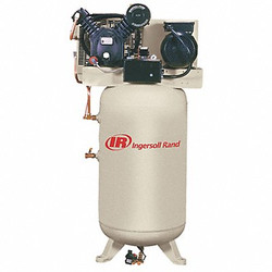 Ingersoll-Rand Electric Air Compressor, 10 hp, 2 Stage 2545K10-P-460/3