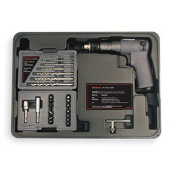 Ingersoll-Rand Drill,Air-Powered,Pistol Grip,1/4 in 7804KA