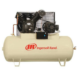 Ingersoll-Rand Electric Air Compressor, 10 hp, 2 Stage 2545E10-V-200/3