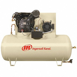 Ingersoll-Rand Electric Air Compressor, 10 hp, 2 Stage 2545E10-P-460/3