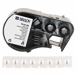 Brady Precut Label Cartridge,White,Matte M4-82-499