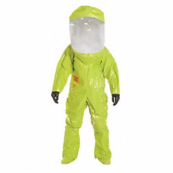 Dupont Encapsulated Training Suit,XL,Lime Yellw TK587SLYXL000100