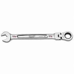 Milwaukee Tool Combination Wrench,Chrome,1/4" L 45-96-9815