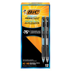 BIC® PENCIL,MECH,.7MM,12PK,BK MV7PR11 BLK