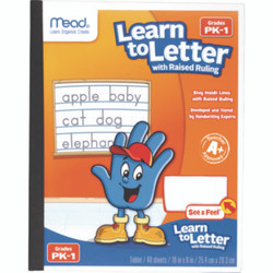 Mead® NOTEBOOK,LEARN TO LETTER 48122