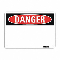 Lyle Danger Sign,7 in x 10 in,Aluminum U3-1059-RA_10X7