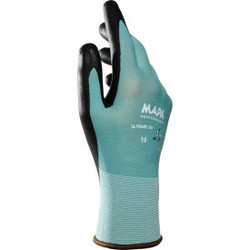 MAPA Ultrane 510 Polymer Coated Gloves Knit Wrist Liner Green 1 Pair Size 10 345