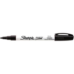 Sharpie® Paint Marking Pen, Fine, Black, 1/Each