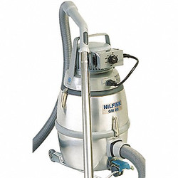 Nilfisk Shop Vacuum,3.24 gal.,Aluminum,80 cfm 01790129
