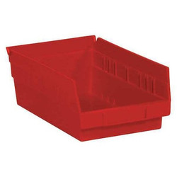 Partners Brand Bin Box,Shelf,11 5/8x6 5/8x4",Red,PK30 BINPS103R