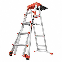 Little Giant Ladders Multipurpose Ladder,8 ft.,IA,Aluminum 15125-001