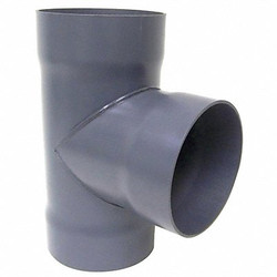 Plastic Supply Tee,8" Duct Size PVCT08