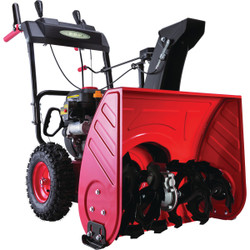 PowerSmart 24 in. 212cc 2-Stage Electric Start Gas Snow Blower with LED Light