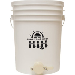 Harvest Lane 5 Gal. Plastic Honey Bucket with Gate HONEYBCKT-102