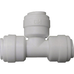 Watts Aqualock 1/4 In. x 1/4 In. x 1/4 In. Push-to-Connect Plastic Tee PL-3003