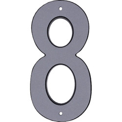 Hy-Ko 4 In. Reflective Plastic Number 8  30658-5