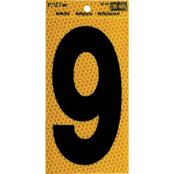 Hy-Ko 5 In. Yellow Reflective Number 9 RV-75/9