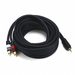Monoprice A/V Cable, 3.5mm(M)/2 RCA(M),15ft 5600