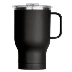 Orca 24 Oz. Black Traveler Coffee Mug TR24BK