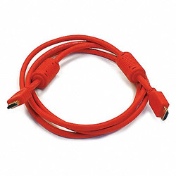 Monoprice HDMI Cable,High Speed,Red,6ft.,28AWG 4024