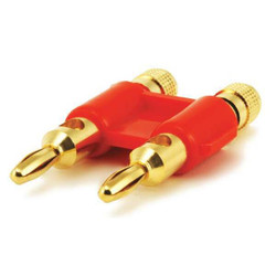 Monoprice Banana Speaker Plugs, Dual-Gold 2944