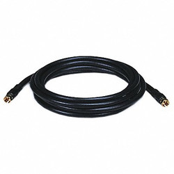 Monoprice Coaxial Cable,RG-6,10 ft.,Black 6313