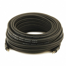 Monoprice A/V Cable, 3.5mm M/M cable, Black,50ft 5583