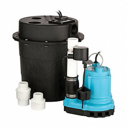 Little Giant Pump Sump Pump Package,4/10 hp,115V AC Rated 509268