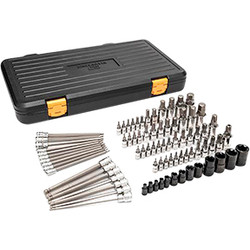 80 Pc. 1/4", 3/8" & 1/2" Drive Hex/Ball End Hex/Tamper Proof Torx/E-Torx/Torx Bit Socket Set 86538