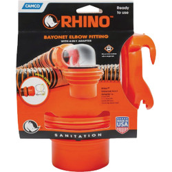 Rhino Bayonet Swivel Elbow Fitting with 4-in-1 Adapter 39736