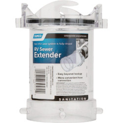 Camco 5 In. Clear Adapter RV Sewer Extender 39572