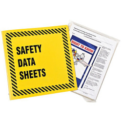 Brady Binder,English,3-3/16 In. D,Polyethylene BR362Y