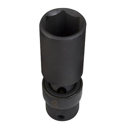 Sunex Deep Unvrsl Impct Socket,6Pt,19mm,3/8"Dr 319UMD