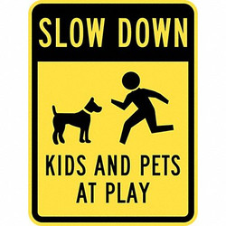 Lyle Kids and Pets at Play Sign,24" x 18" T1-1027-HI_18x24