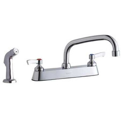 Elkay Faucet Deck Mount w/Side Spray LK811AT08L2