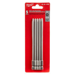 Milwaukee Tool 5-Piece Phillips Collated Magazine Bits 48-30-1000