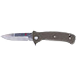 KNIFE MS2020 LLSA 8CR 56HRC SATIN 3IN TRAD GLNYLON ODGREEN AMK2208
